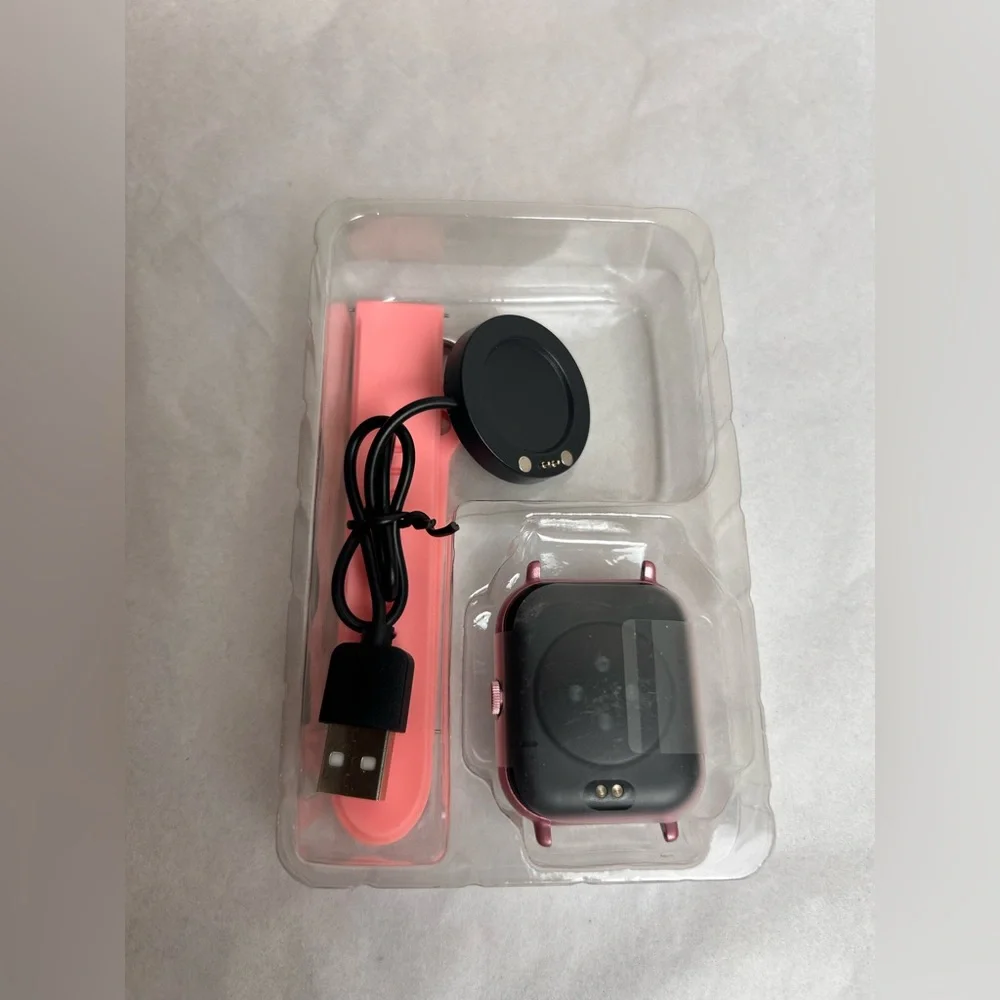 Smart Watch with Pink Band